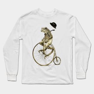 The Penny Farthing Frog Long Sleeve T-Shirt